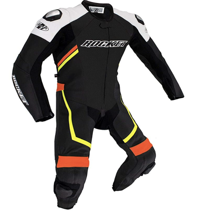 Joe Rocket Speedmaster 5.0 Men's Leather 2-Piece Motorcycle Race Suit (+4 colors)