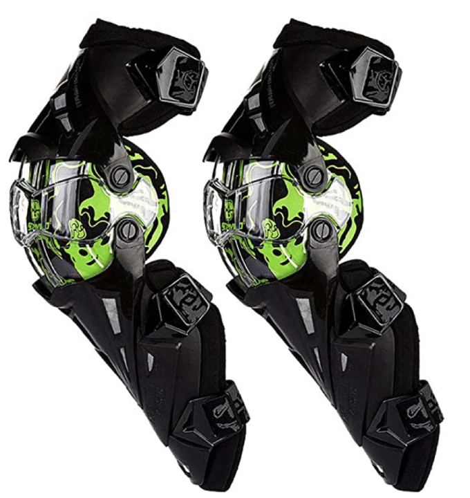 Bionic Designed Hard Collision Avoidance Windproof Armor Rotatable Knee Guards (+3 colors)