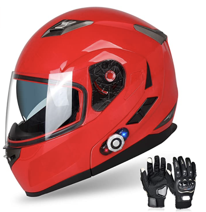 Motorrad-Bluetooth-Helm BM2-S Flip Up Modularer Bluetooth-Motorrad-Helm Stimme
