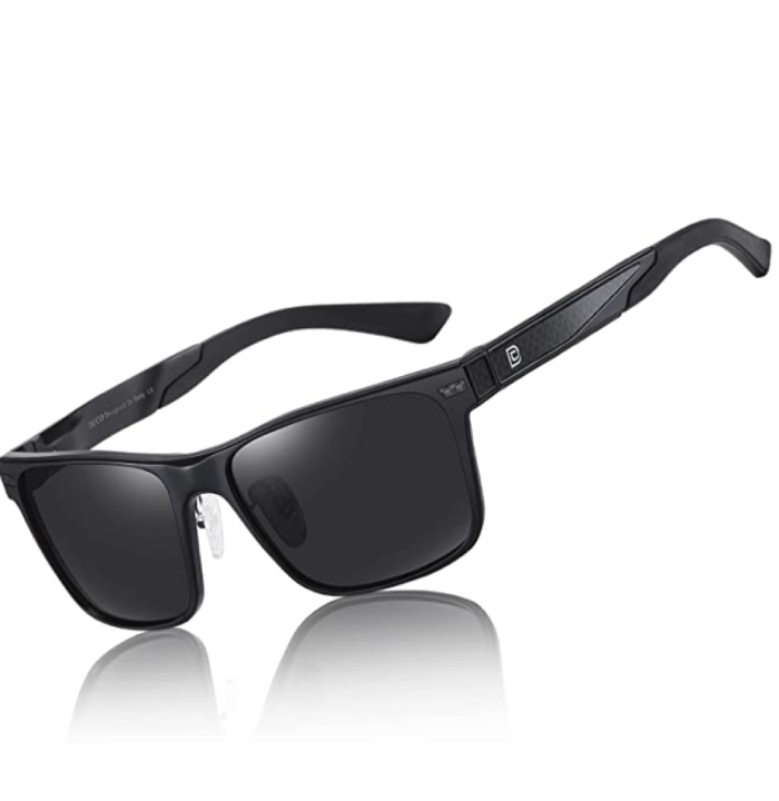 Duco Polarized Sunglasses for Men Vintage Aluminum Frame Retro Sports Sun Glasses Driving