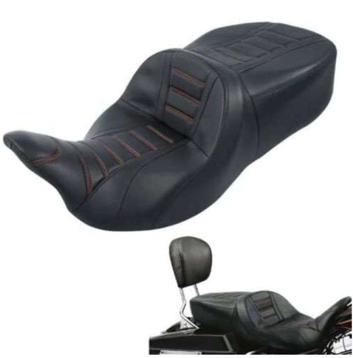 Amaca Driver Passenger Seat per Harley Touring Road King Street Road Electra Glide Ultra Limited Tri Glide 2009-2020 (+5 tipi)