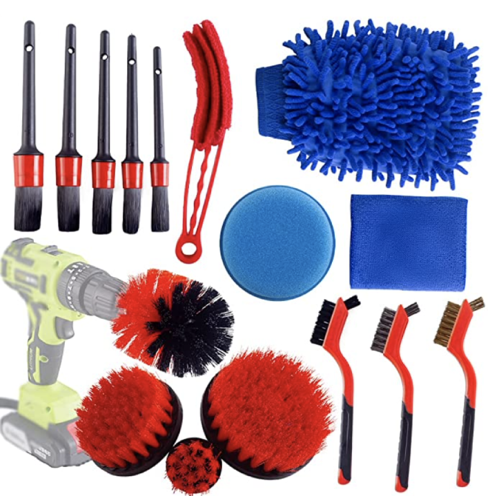 Kit de brosses de nettoyage NWTCSP avec ensemble d'outils de nettoyage