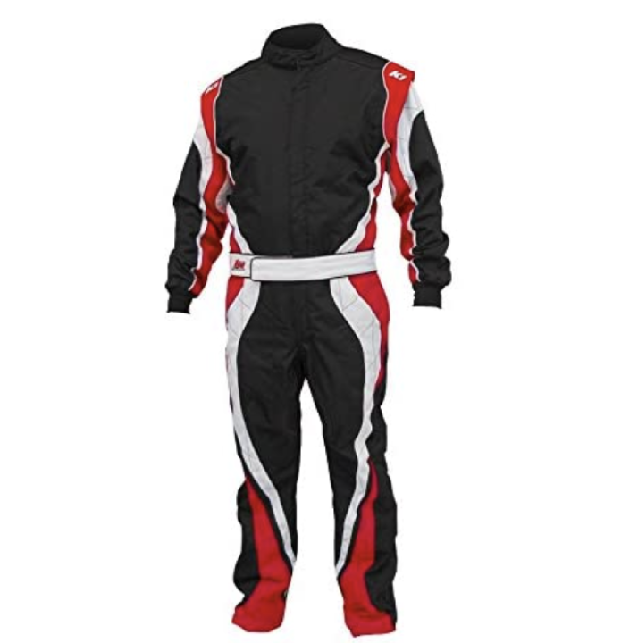 K1 Race Gear 10-SP1-R-LXL Speed 1 CIK_FIA Level 2 Approved Kart Racing Suit