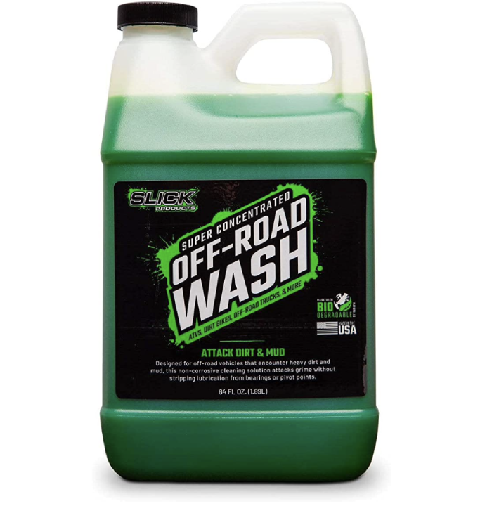 Slick Products Off-Road Wash Soluzione detergente schiumogena extra spessa per moto da cross e UTV