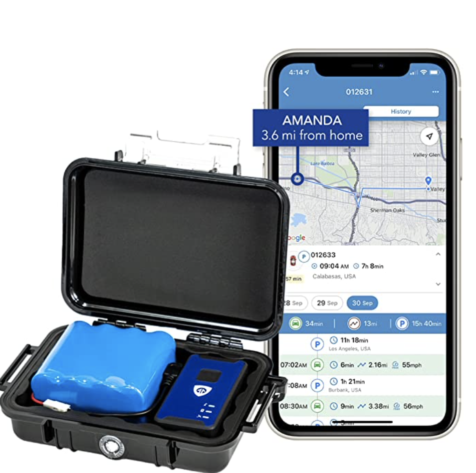 Brickhouse Security 140-Day LTE Magnetic GPS Tracker Dispositivo di localizzazione cellulare Real-GPS con custodia magnetica