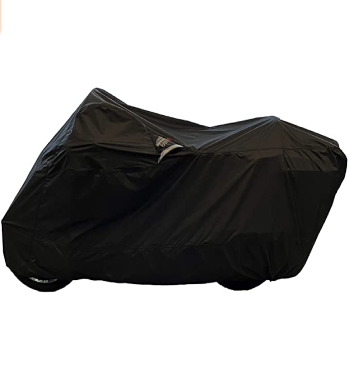 Dowco WeatherAll Plus Motorcycle Cover, Ratchet Attachment, Black, Waterproof