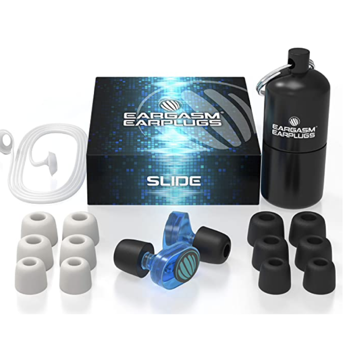 Eargasm Slide Earplugs for Concerts Musicians Motorcycles Noise Sensitivity Conditions