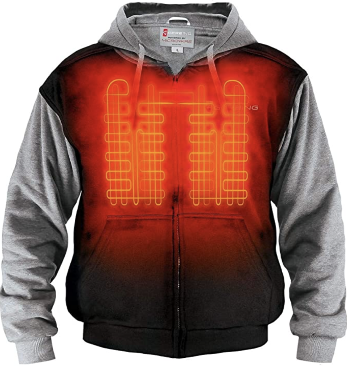 Gerbing Gyde Hoodie Unisex – Electric Heat Sweatshirt – Heating Jacket for Motorcycle