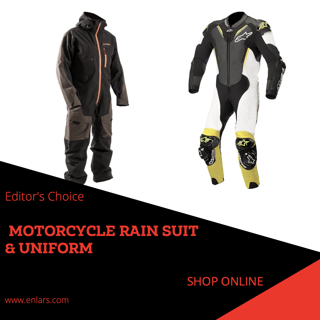 Combinaison et uniforme de pluie pour motocyclistes