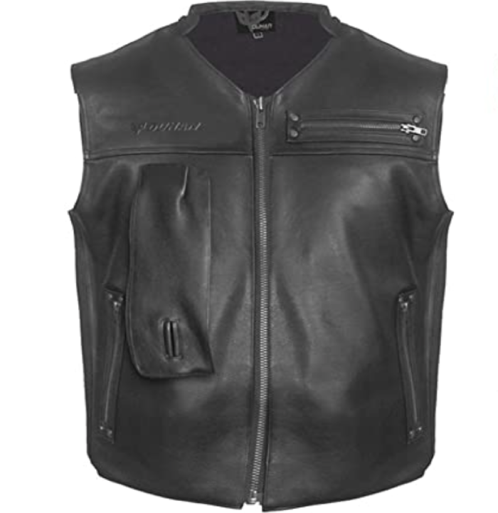 Black Cowhide Airbag Vest Motorcycle Cylinder Vest Removable Back Protector The Overall Use