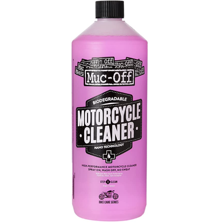 Nano-Tech Motorcycle Cleaner, 1 Liter - Fast-Action, Biodegradable Motorbike Cleaning Spray