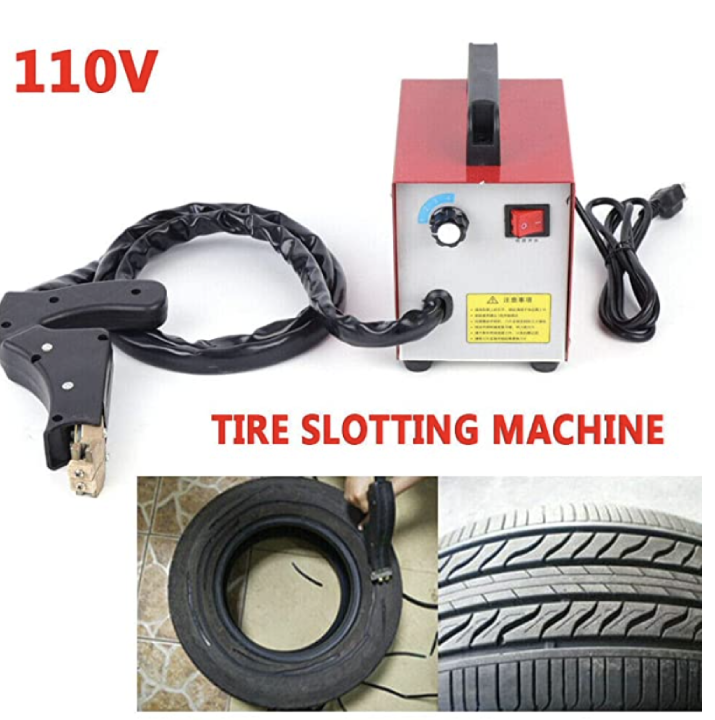 LiFuJunDong 110V Ranurador de Neumático de Camión para Coche de Carreras_Camión_Motocicleta_Karting, ATV