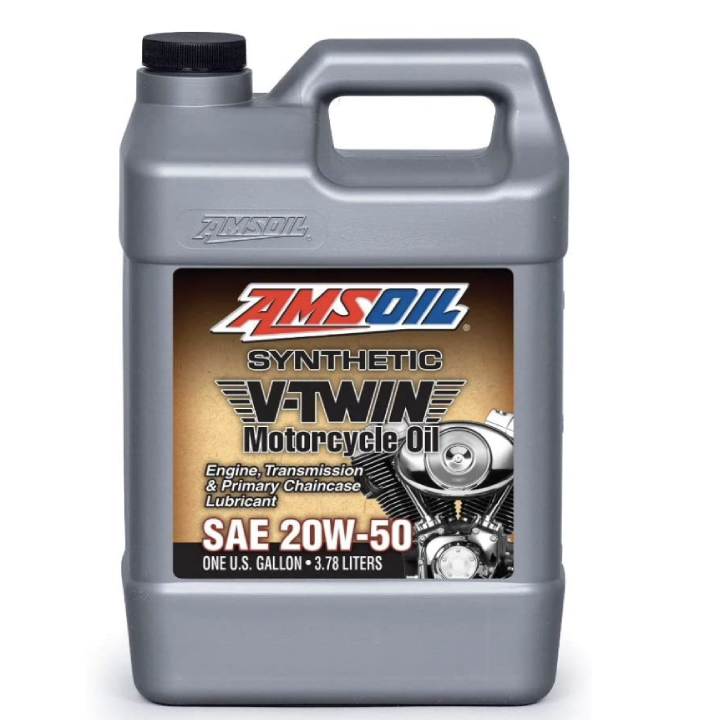 AMSOIL Full Synthetic Motorcycle Oil 20W-50 1 gallon