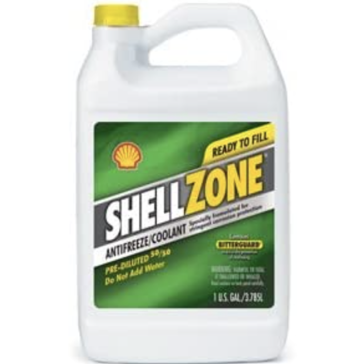 ShellZone Anticongelante Prediluido 50_50_Refrigerante para Motores Formulado para una Rigurosa Protección contra la Corrosión